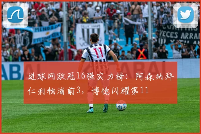 进球网欧冠16强实力榜：阿森纳拜仁利物浦前3，博德闪耀第11